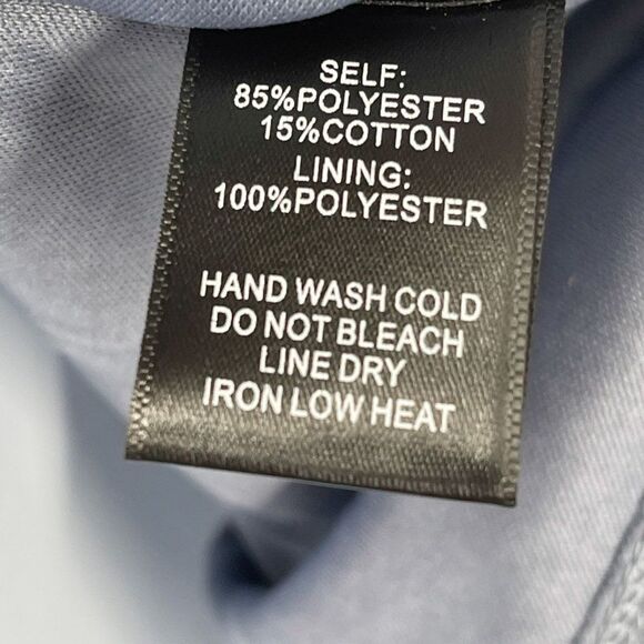 Lulu's Tender Moments Chambray Off the Shoulder Tie Sleeve Cropped Blouse Top - Picture 10 of 10